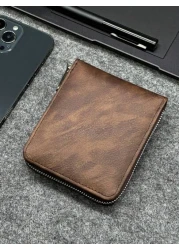 HOVI S Upgrade Your Look With Stylish Business Leather Wallets Fashion Short Wallet Christmas Gifts Fall Winter Travel Holiday Practical Student Thanksgiving Men Gifts Bag Large Capacity Multi Functio