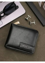 HOVI'S حسّن من مظهرك مع محافظ الرجال الجلدية الأنيقة للأعمال المحفظة القصيرة عصرية