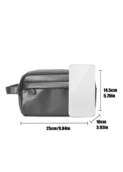 Portable Washing Toiletry Bag Men s Handbag For Sports Business And Travel Storage Bag Men Zip Front Clutch Bag Envelope Bag Underarm Bag Square Bag Wash Bag Toiletry Bag Stylish Vintage Organizer Wal