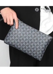 Washing Toiletry Bag Men s Handbag For Sports Business And Travel Storage Bag New Men Wallet 2023 Pu Clutch Envelope Bag Underarm Bag Square Bag Purse Man Pu Men Wallet Anti Theft Lightweight Leather