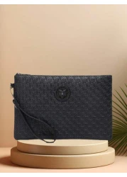 Men s Clutch Bag Men s Handbag Men s Wrist Bag Men s Toilet Bag Large Capacity Waterproof Lightweight Suitable For College Business Travel PU Leather Retro Simple Washing Bag Old Money Summer Back To