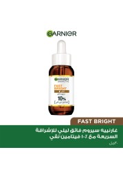 Garnier SkinActive Fast Bright Overnight Booster Serum with 10% Pure Vitamin C - 30ml