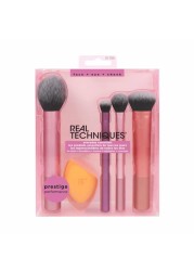 Real Techniques Everyday Essentials Kit with 1 Miracle Complexion Sponge - 5 Pieces