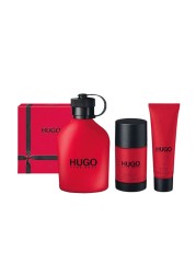Hugo Boss Hugo Red Gift Set For Men - Eau de Toilette - 3 Pieces