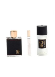 مجموعة عطر سي اتش من كارولينا هيريرا للرجال - او دي تواليت - 3 قطع
