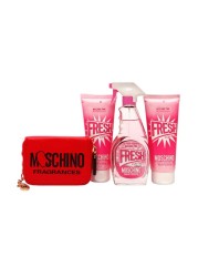 Moschino Pink Fresh Couture Gift Set For Women - Eau De Toilette - 4 Pieces