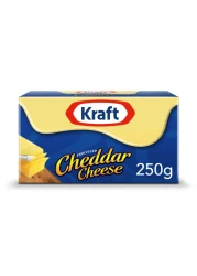 Kraft Cheddar Cheese Block, 250g Pack of 2