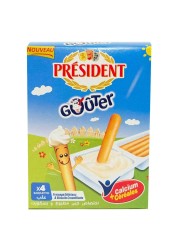 President Gouter Dip and Crunch Cheese 87.2g Pack of 4