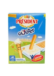 بريزيدنت جبنة جوتر المقرمشة والمغطاة 87.2 غرام عبوة من 4 قطع