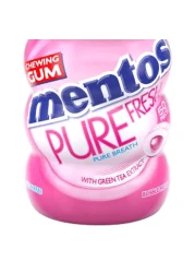 مينتوس بيورعلكة منعشة خالية من السكر بنكهة الفقاعات المنعشة، 87.5 غرام، حزمة من 6 قطع