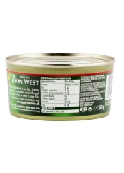 جون ويست سمك السلمون الأحمر البري من المحيط الهادئ بدون جلد و عظم 170 غرام