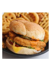 بيوند ميت بيوند برغر فطائر خبز نباتية على طريقة قطع الدجاج 180 غرام