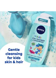 NIVEA 3in1 Kids Shower, Shampoo &amp; Conditioner 500ml
