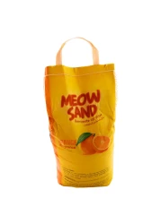 Meow Sand Bentonite Compact Clumping Cat Litter Orange 5kg