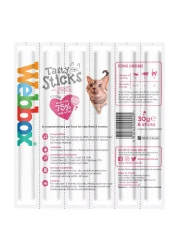 Webbox Cats Delight Tasty Sticks With Salmon And Trout 30g