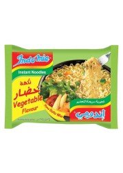 Indomie Soto Instant Noodles, Vegetable Flavor with Seasoning Powder and Sauce 75g Pack of 10 + Curry Cup Noodles 60g