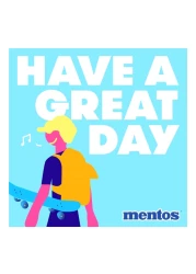 مينتوس فانتا علكه بنكهة البرتقال 38 غرام عبوة من 40 قطعة