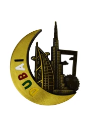 ويندسيرا أهلا الإمارات العربية المتحدة مغناطيس برموز تحت عنوان نصف قمر دبي - متعدد الألوان