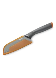 Tefal Fresh Kitchen Santoku Knife Grey And Orange 12cm