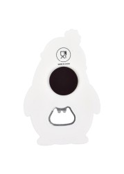 PVC and Metal Penguin Pattern Bottle Opener