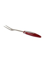 Ascot Cooking Fork Silver And Red
