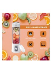 HomePro BlendPro Plus Electric USB-C Port Juicer Blender White 400ml