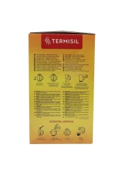 Termisil Essence Borosilicate Glass Herbal Tea And Coffee Press With Infuser Clear 1L