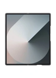 Samsung Vegan Leather Case Cover for Galaxy Fold6 Grey