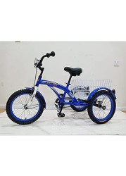 Classic 16 Inch Tricycle, Blue, 100% Assembled