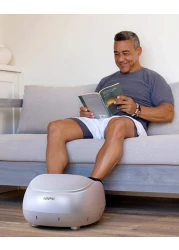 Renpho Foot Massager Machine With Heat, Shiatsu Massager Deep Kneading Therapy, Air Compression, Relieve Foot Pain From Plantar Fasciitis, Improve Blood Circulation (Panel Control)