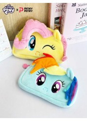 MY LITTLE PONY Women's Makeup Bag Zipper Foldable Lightweight Large Capacity Multifunctional Storage Bag For Outing Party Christmas Halloween Birthday Gift For Lady & College Students & White-Collar W