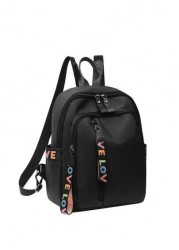 Versatile Nylon Backpack Fashionable Casual Large Capacity Travel Schoolbag Backpack School Bag Bag Backpack Toddler Backpack Mini Backpack Small Backpack Bag School School Backpack Rucksack School Ba