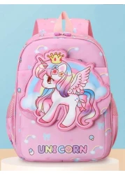 حقيبة ظهر بوني لطيفة للبنات خفيفة الوزن للغاية، حقيبة ظهر أنيقة للحماية الظهر لموسم العودة للمدرسة، حقيبة