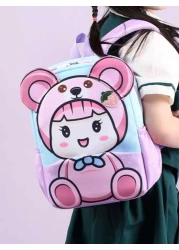 Cute Cartoon Children s Shoulder Backpack Shoulder Student Children s Schoolbag Backpack Middle School Student Schoolbag Outdoor Daypack School Boys Girls Children 6 12 Years School Gift