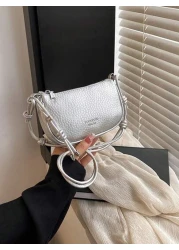 1pc Cute Girl Niche High End Pu Crossbody Bag And Fashionable New Style Bag Fresh And Dopamine Color Matching New Style Youth Girl Style Can Be Cross Body Shoulder Strap Is Adjustable Casual And Fashi