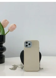 1pc Fashion Solid Color Girls Heart Shaped PU Leather Cross Body Shoulder Bag