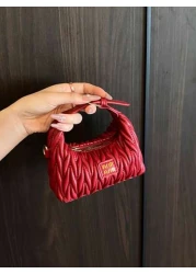 New Mini Embroidered Letter Wristlet Purse Fashionable Small Clutch Wallet For Cosmetics Evening Party Coin Pouch Crossbody Bag