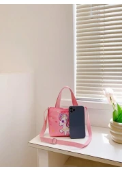 Cartoon Unicorn Children s Shoulder Crossbody Bag For Girls Cute Outdoor Fashion Purse