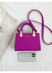 Versatile Ins Girls Handbag New Fashion Small Square Bag 14 16 Years Old Children s Shoulder Bag Texture Retro Crossbody Bag