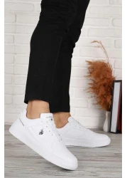 U.S. Polo Assn. حذاء رياضي كاجوال للرجال من US Polo Assn.Lee 4 B- 9101501895-1 أبيض