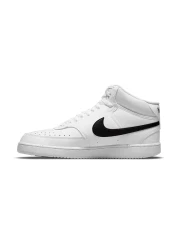 Nike حذاء Court Vision Mid NN DN3577 للرجال - أبيض/أسود