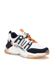 Dark Seer حذاء رياضي للرجال من DS Albers باللون الأبيض البرتقالي