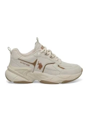 U.S. Polo Assn. حذاء رياضي للجنسين من يو اس بولو اسن إيزابيلا - بيج