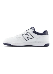New Balance حذاء رياضي أبيض للجنسين - لايف ستايل BB480LWN