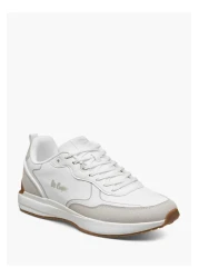 Lee Cooper حذاء رياضي رجالي من Lee Cooper مزين بشعار مع رباط للإغلاق