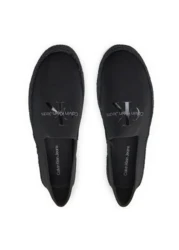 Calvin Klein حذاء رجالي أسود - تفاصيل الشعار