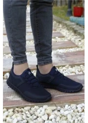 SadiasSpyder أزرق داكن - حذاء رجالي كاجوال مريح بدون أربطة