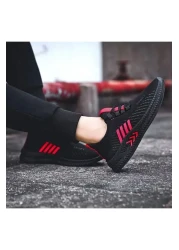 Muchmy Men's Canvas Gym Running Sneakers Sports Lightweight Lace Closure Boy's Sneakers