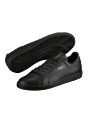 Puma حذاء رياضي سماش جلدي للجنسين - أسود