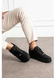 L.A Polo نعل سميك أسود للرجال Snekaer